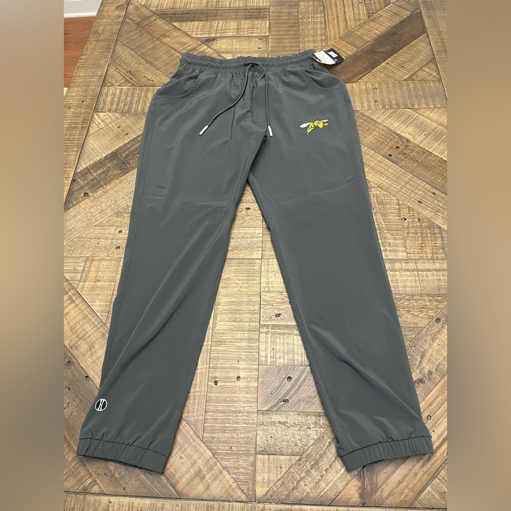 Holloway Gray Track Pants with BHSU Logo